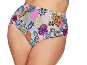 Artesands bikini bottom Salmagundi Multi Botticelli high waist size 20